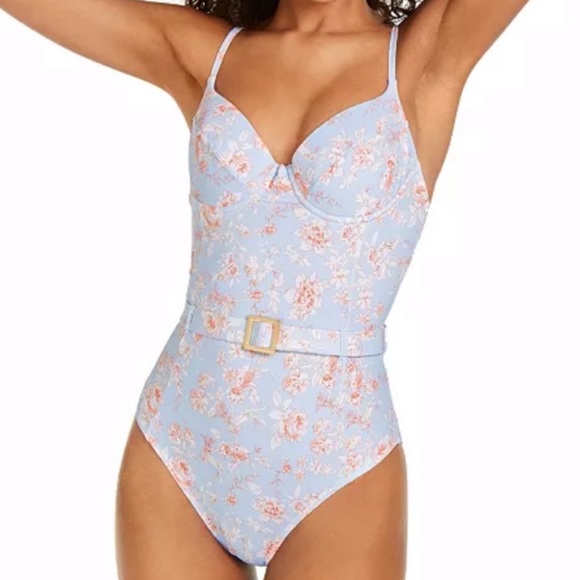 We Wore What Other - We Wore What One Piece Floral Swimsuit